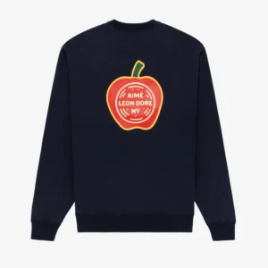 Apple Energy Crewneck Navy Blue Sweatshirt