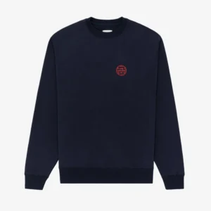 Apple Energy Crewneck Navy Blue Sweatshirt