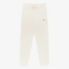 Cream Crest Sweatpants